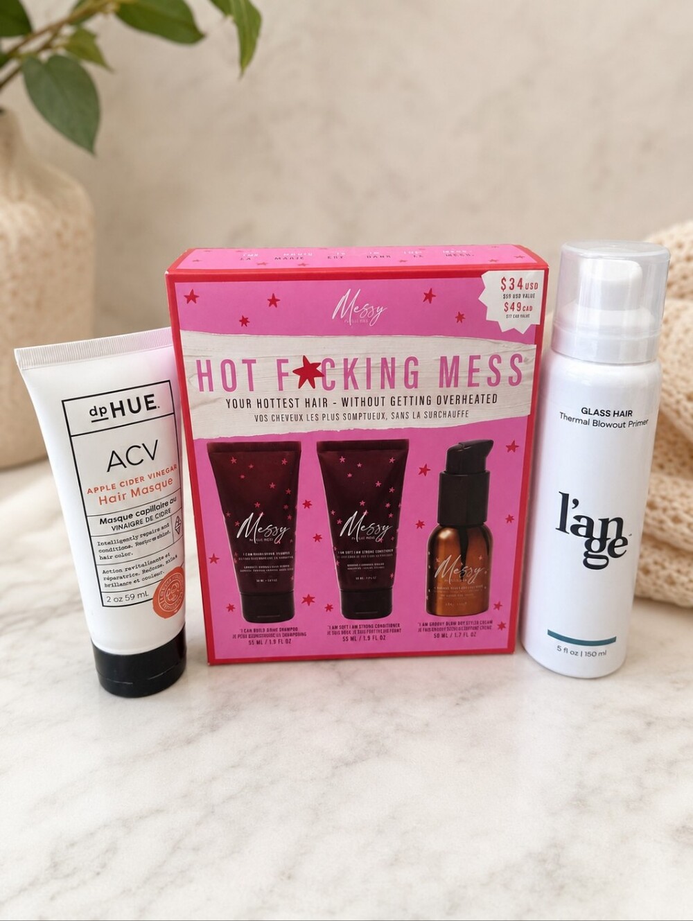 NEW Messy by Alli Webb + L’ange + dpHUE Haircare Bundle